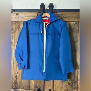 Blue and Red Men's flotation nautical Jacket